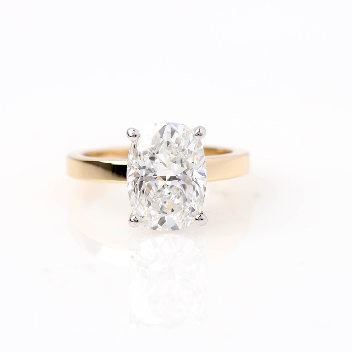 The Adriana Cushion Cut Diamond Engagement Ring #3778-1