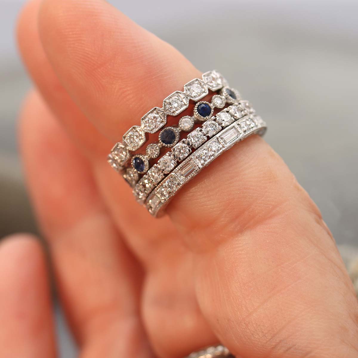 Platinum Diamond Eternity Band #L2590HE PLAT Default Title