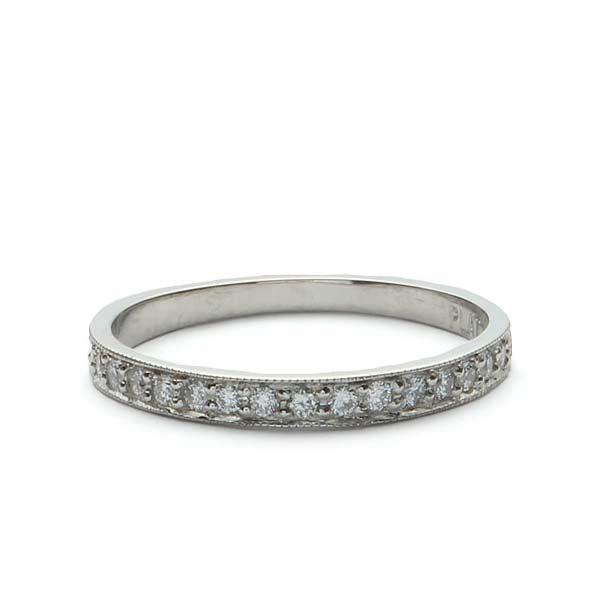 Platinum Diamond Wedding Band #L1107T - Wedding Bands