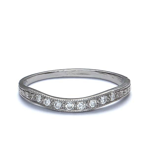 Platinum Diamond Wedding Band #L1120 PLAT - Leigh Jay & Co.