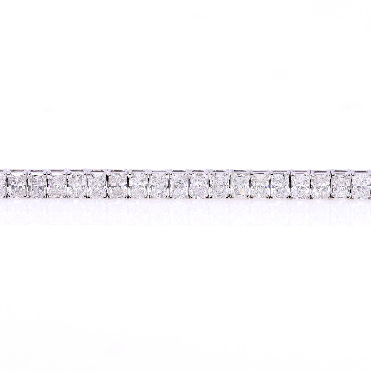 Radiant Cut Diamond Tennis Bracelet 8.39ct Total #TBRC14W8.39 - Bracelets