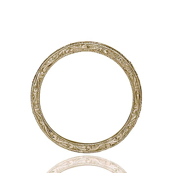 Replica 1920s Diamond Wedding Band #L3159WB - Wedding Bands