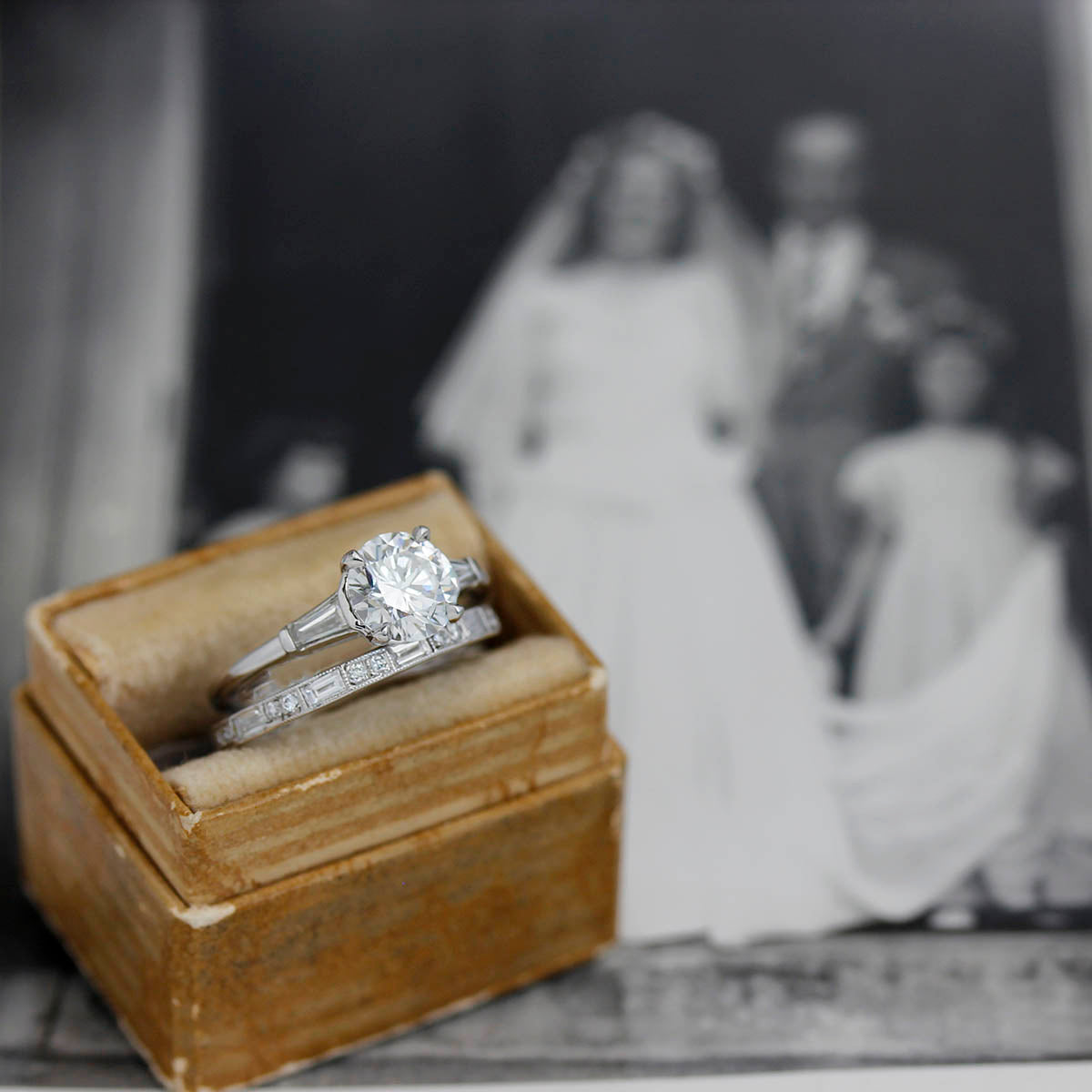 Replica 1930s Engagement Ring #3415-2 Default Title