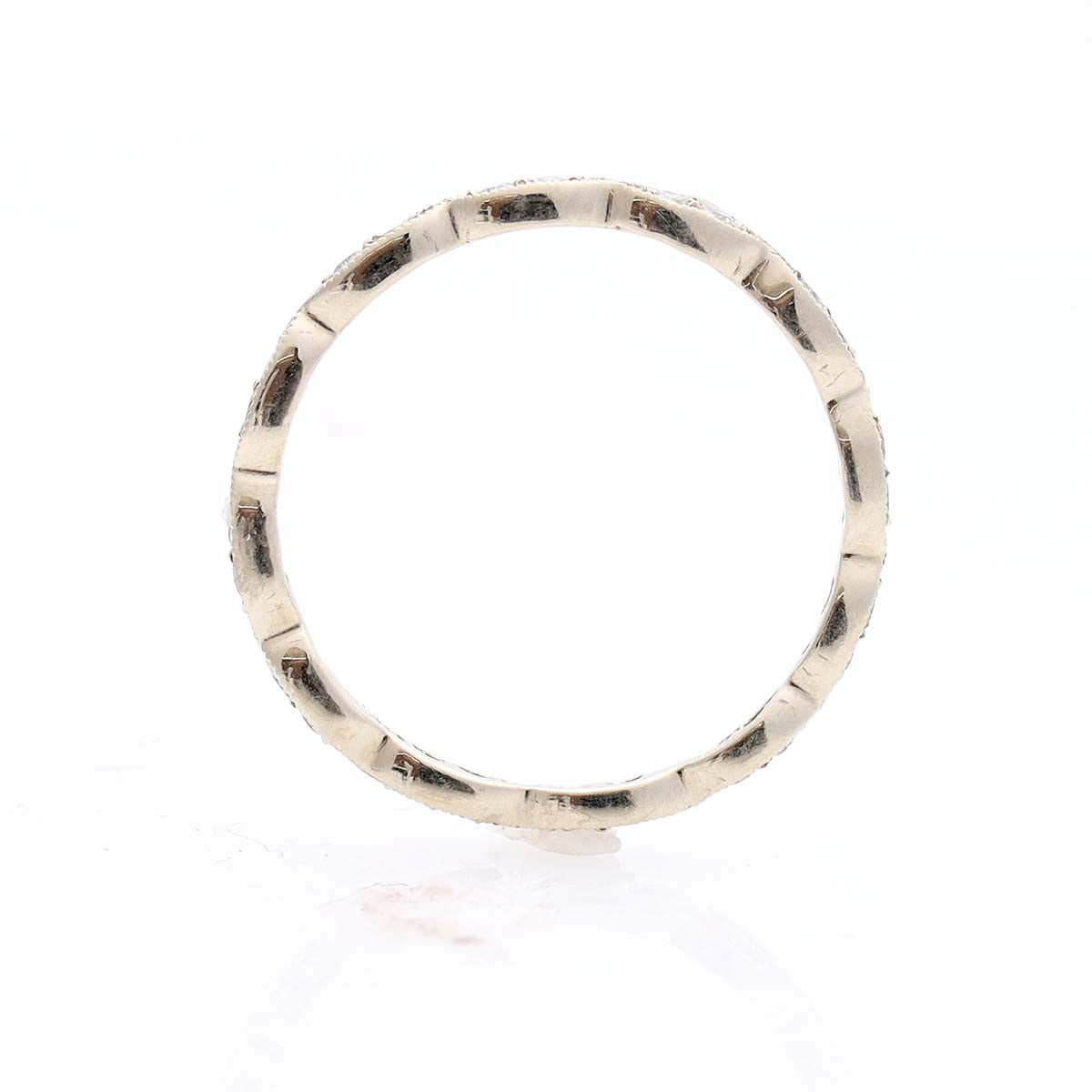 Replica Art Deco Band with Marquise Pattern #L2202 - Wedding Bands