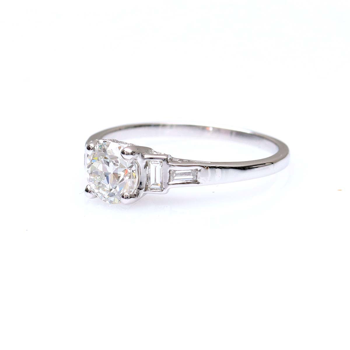 Replica Art Déco Engagement Ring #3165-6 - Engagement Rings