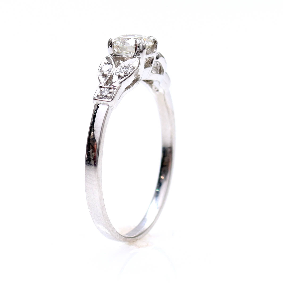 Replica Art Deco Engagement Ring #3355-08 - Engagement Rings
