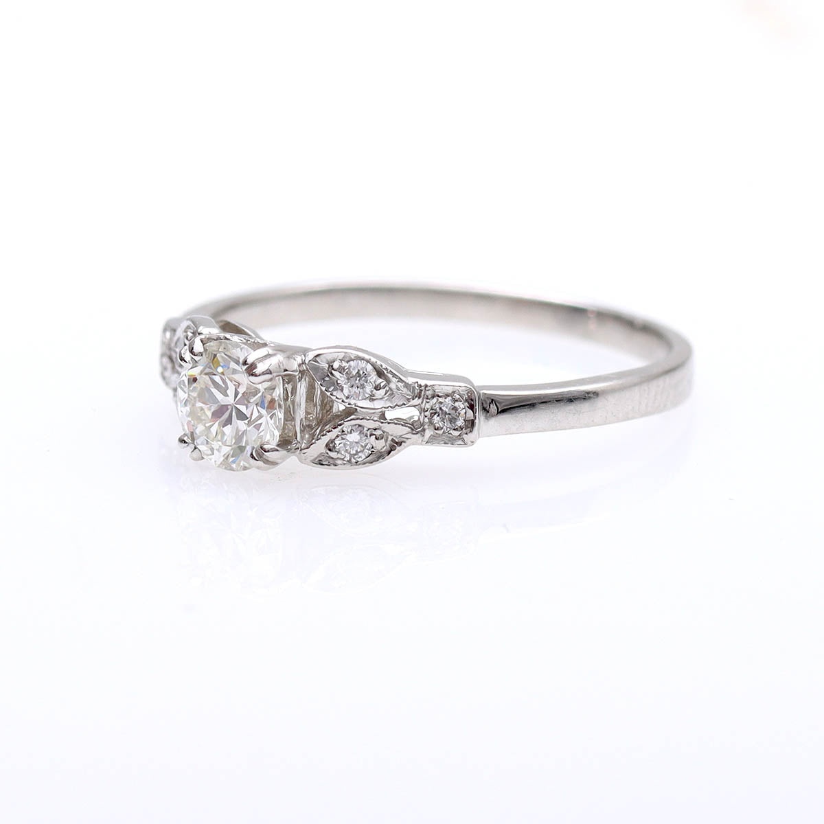 Replica Art Deco Engagement Ring #3355-08 - Engagement Rings