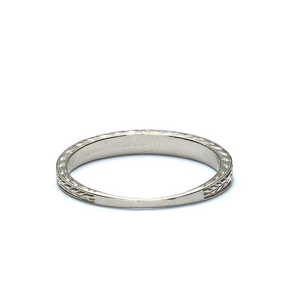 Replica Art Deco Wedding band #L1001 14K Default Title
