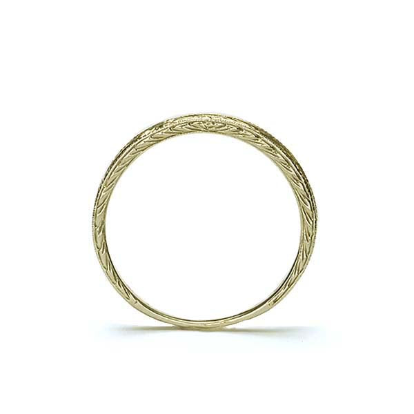 Replica Art Deco Wedding band #L1001 18k - Wedding Bands