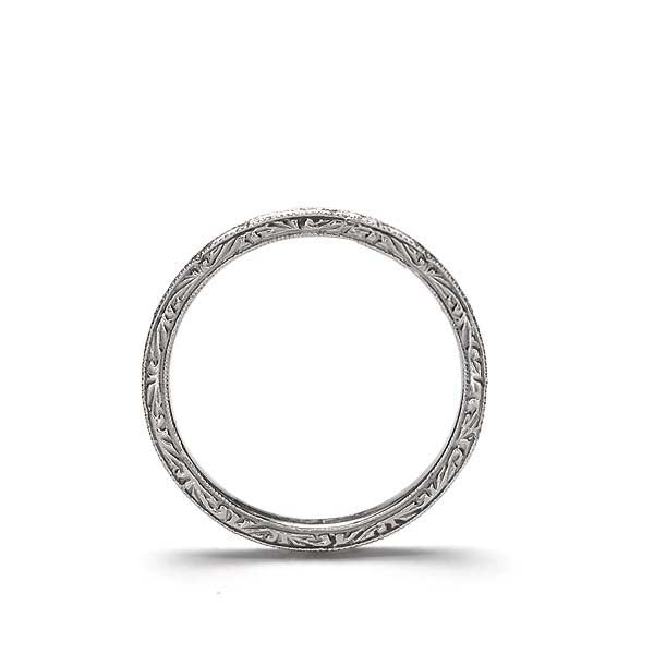 Replica Art Deco Wedding band #L1010D 14K - Wedding Bands