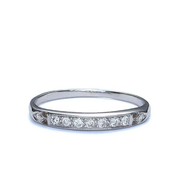 Replica Art Deco Wedding Band #L3342 - Platinum - Wedding Bands