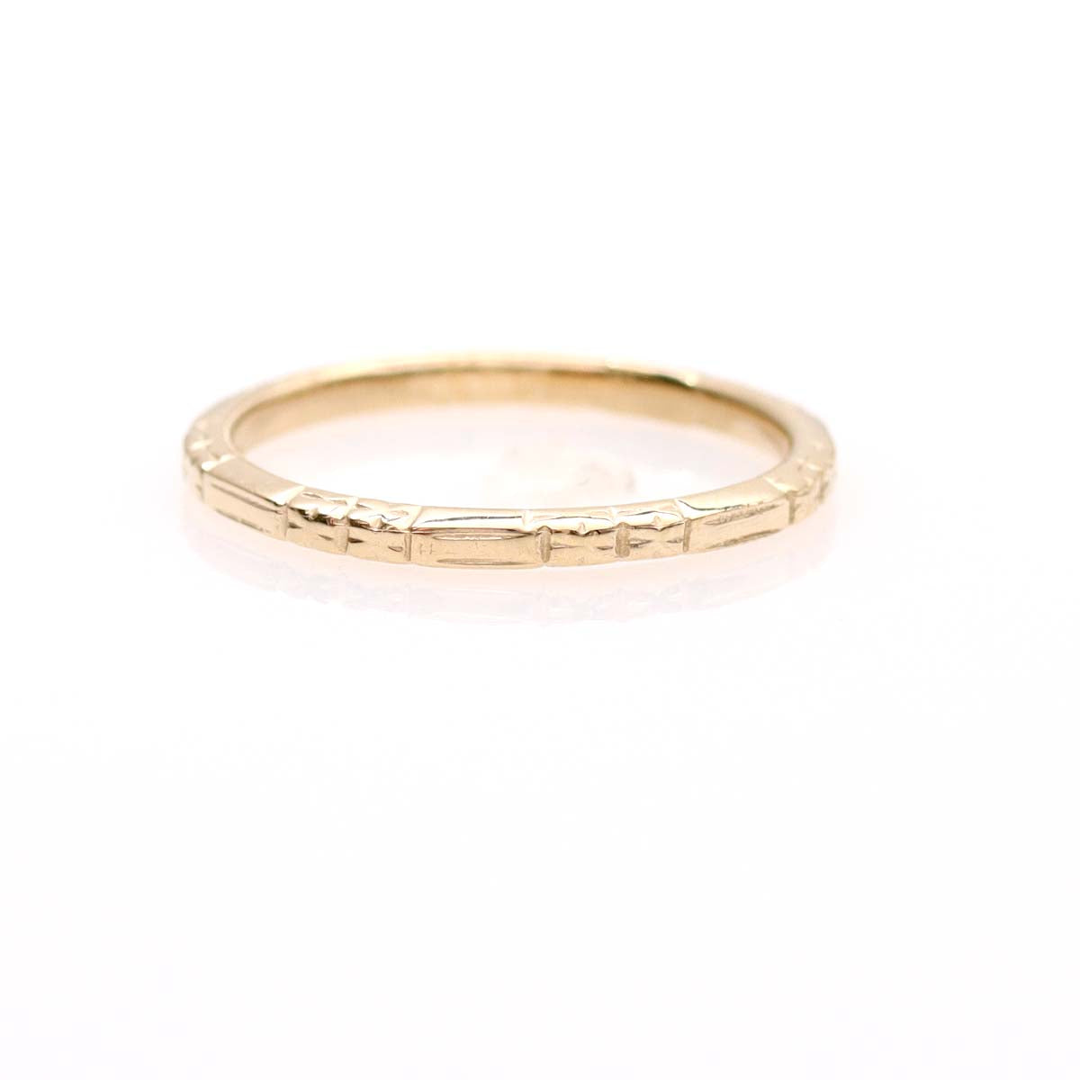 Replica Art Deco Wedding Band #L3672Y14 - Wedding Bands
