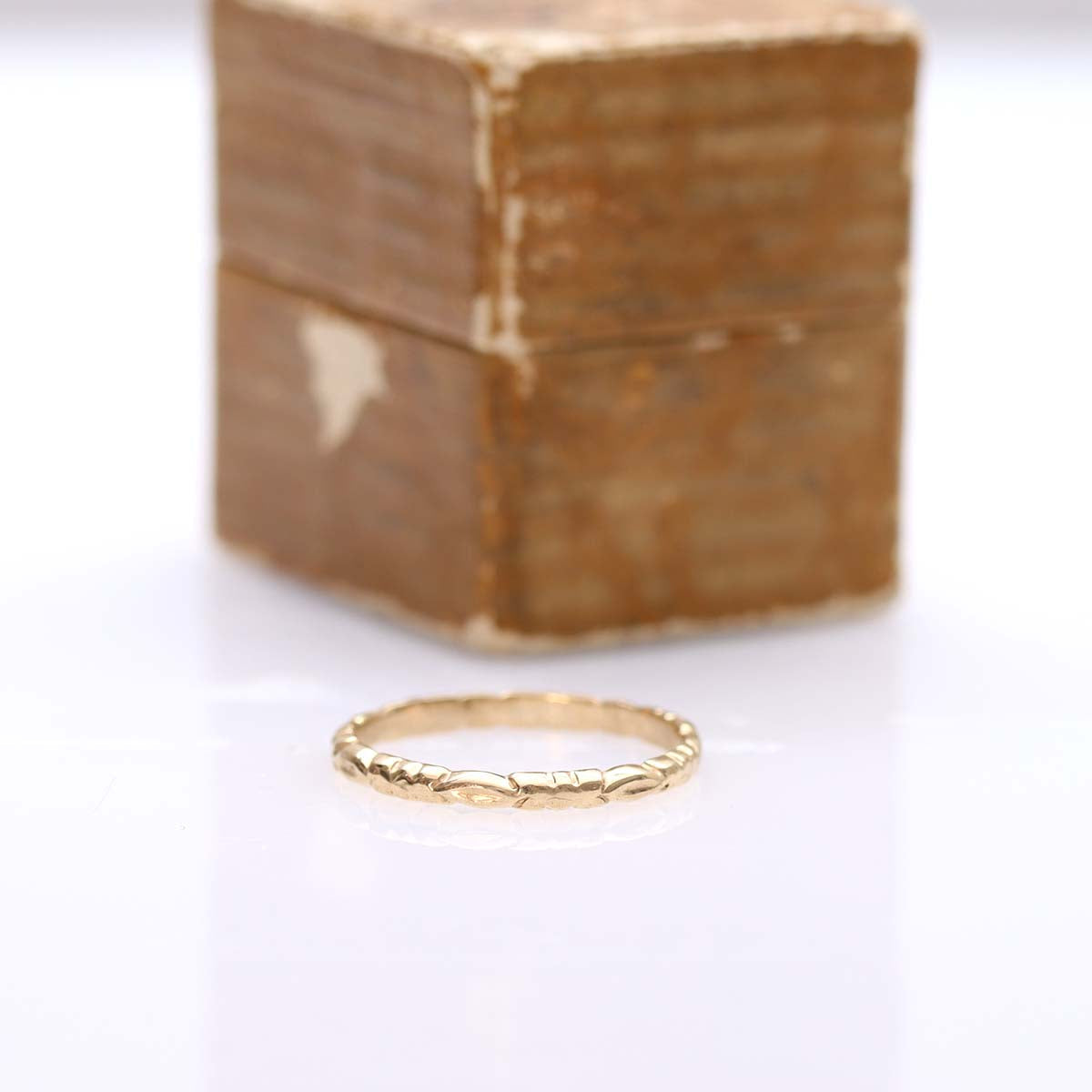 Replica Art Nouveau Floral Wedding Band #L2607B - Wedding Bands