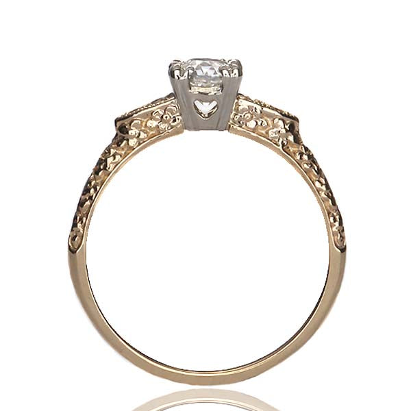 Replica Belle Epoque  Engagement Ring #3370-04 - Leigh Jay & Co