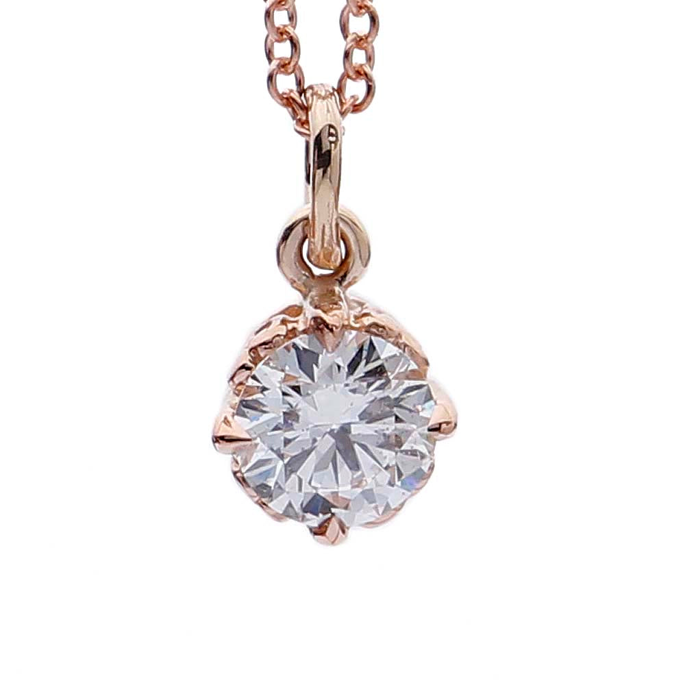 Replica Edwardian Diamond Pendant #P3323RD18R-1 - Leigh Jay & Co.