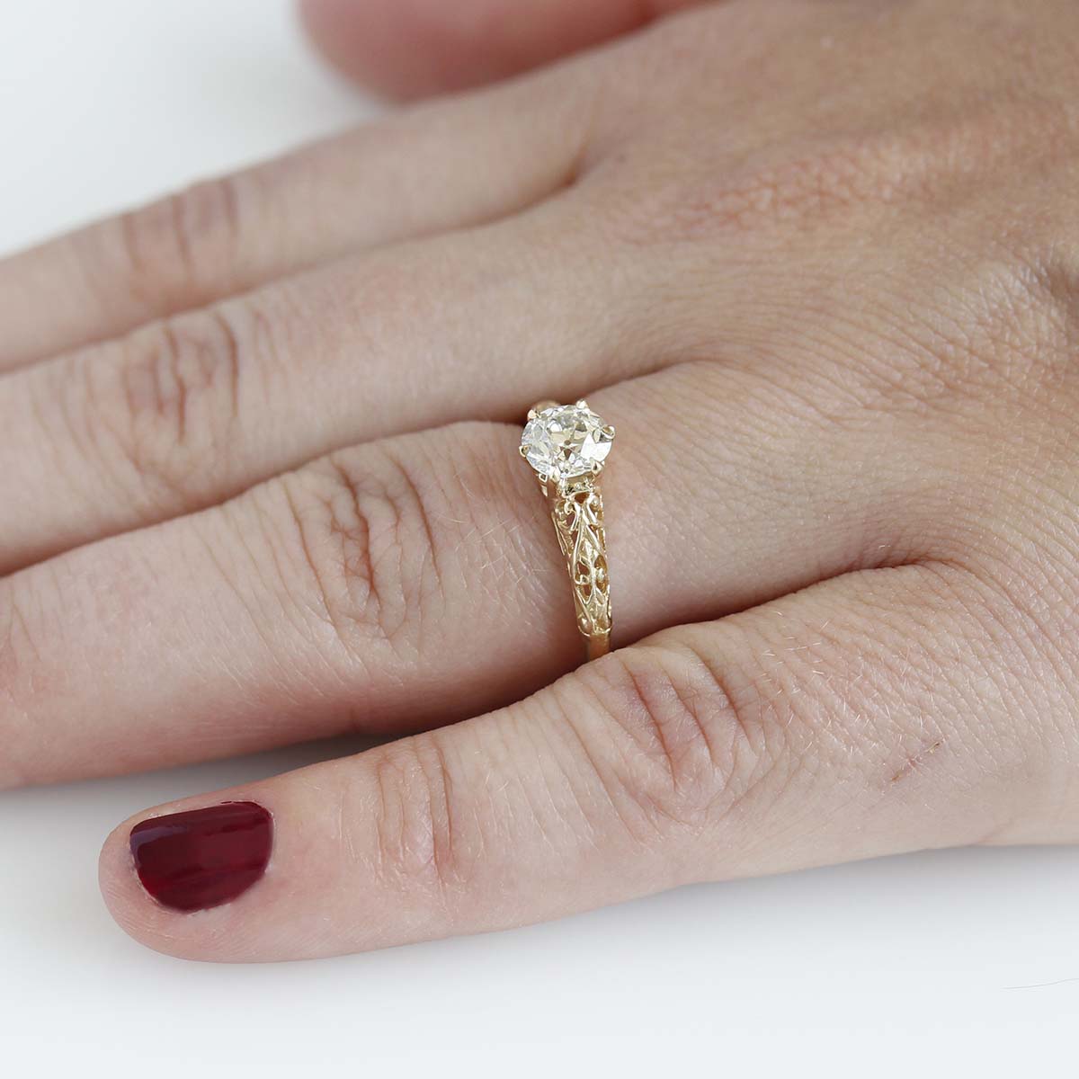 Replica Edwardian Engagement Ring #1022-17 Default Title