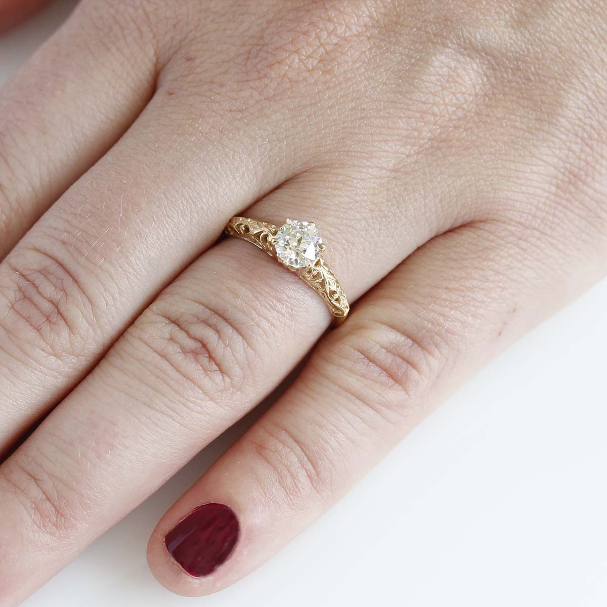 Replica Edwardian Engagement Ring #1022-17 Default Title