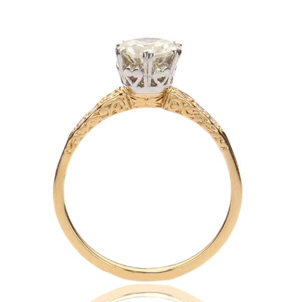 Replica Edwardian Engagement ring. #31302T-02 - Engagement Rings