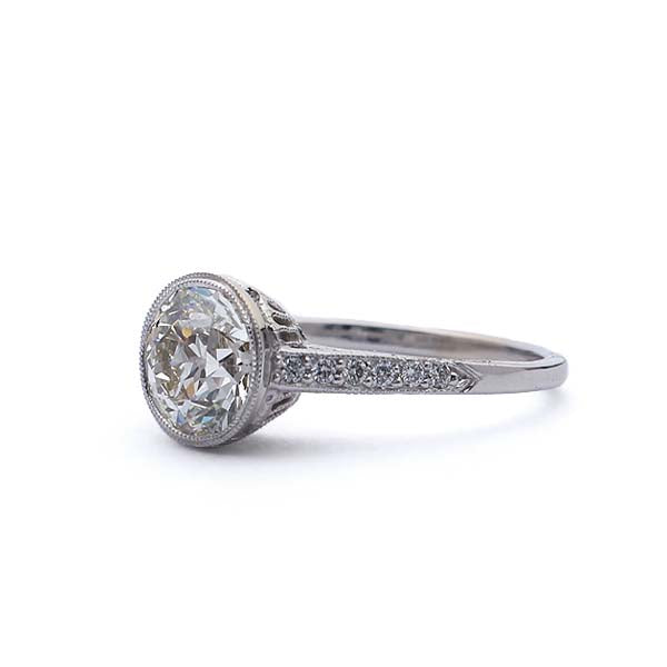 Replica Edwardian  engagement ring #3158-2 - Leigh Jay & Co