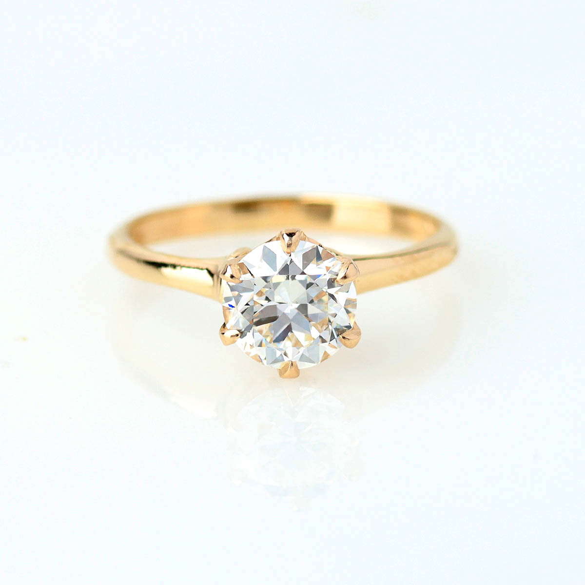 Replica Edwardian Engagement Ring #3233A14Y-1 - Engagement Rings