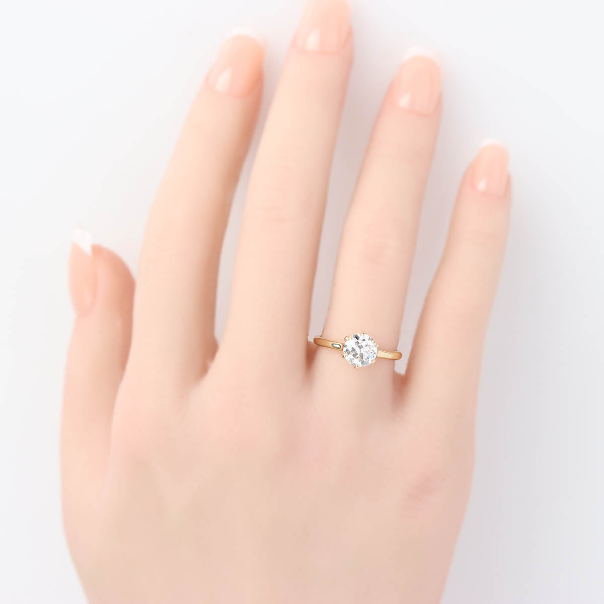 Replica Edwardian Engagement Ring #3233A14Y-1 - Engagement Rings