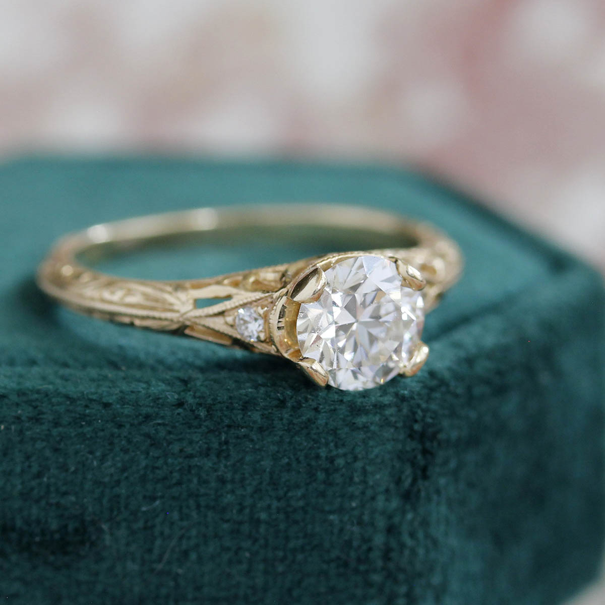 Replica Edwardian Engagement Ring #3257-25 Default Title
