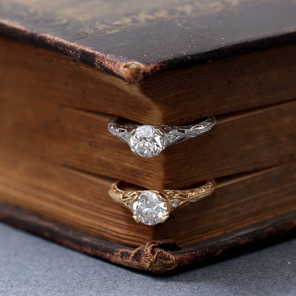 Replica Edwardian Engagement Ring #3257-25 Default Title