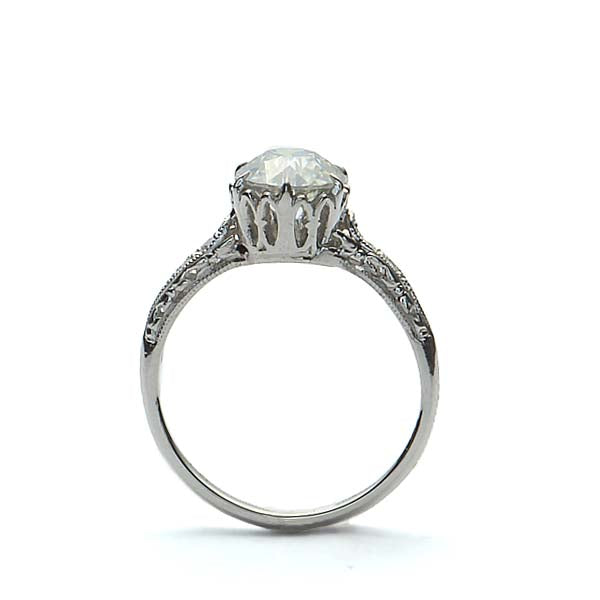 Replica Edwardian Engagement Ring #3351-6 - Leigh Jay & Co
