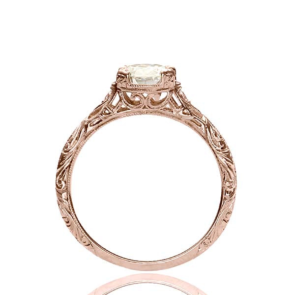 Replica Edwardian Engagement Ring Setting #L3257 - Engagement Rings