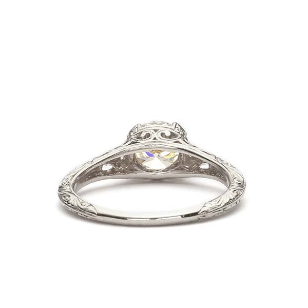 Replica Edwardian Engagement Ring Setting #L3257 - Engagement Rings