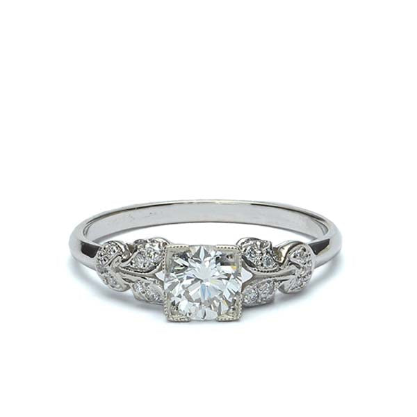 Reproduction of an Art Déco Engagement Ring #3154-3 - Engagement Rings