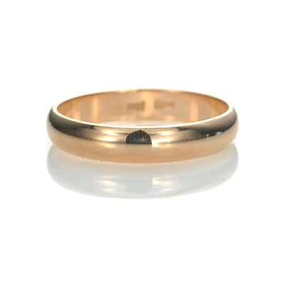 Rose Gold Wedding Band #VR0128-01 - Leigh Jay & Co