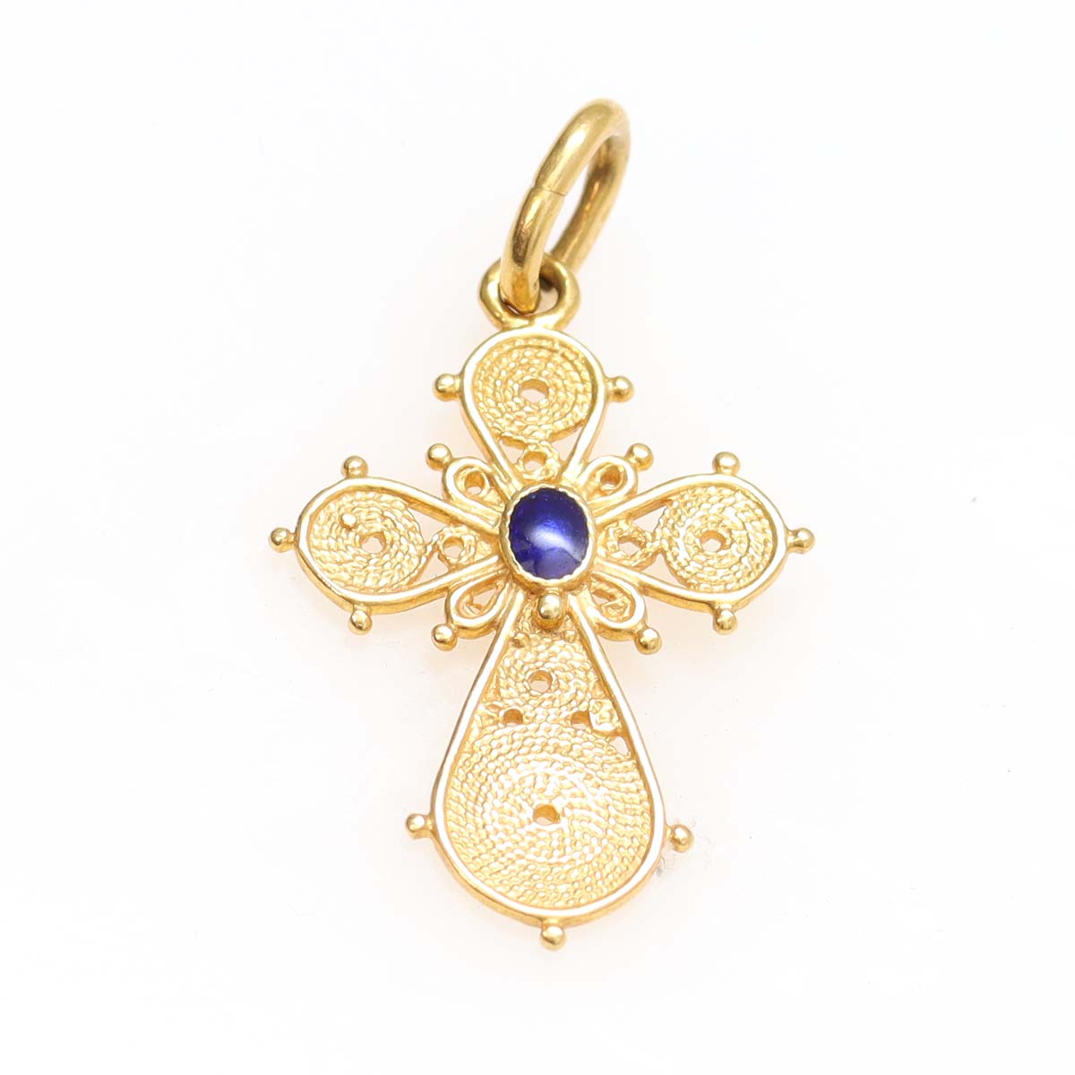 Vintage 18k Gold Cross #VC2022