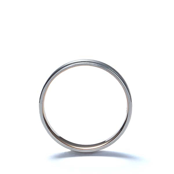 Step-edged Wedding band #XNT17039-5 - Wedding Bands for Him
