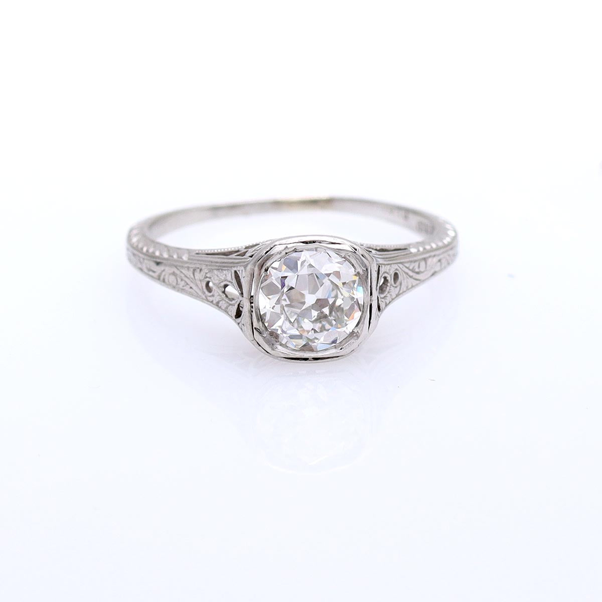 Stunning Art Deco Engagement Ring #VR180322-02 - Engagement Rings