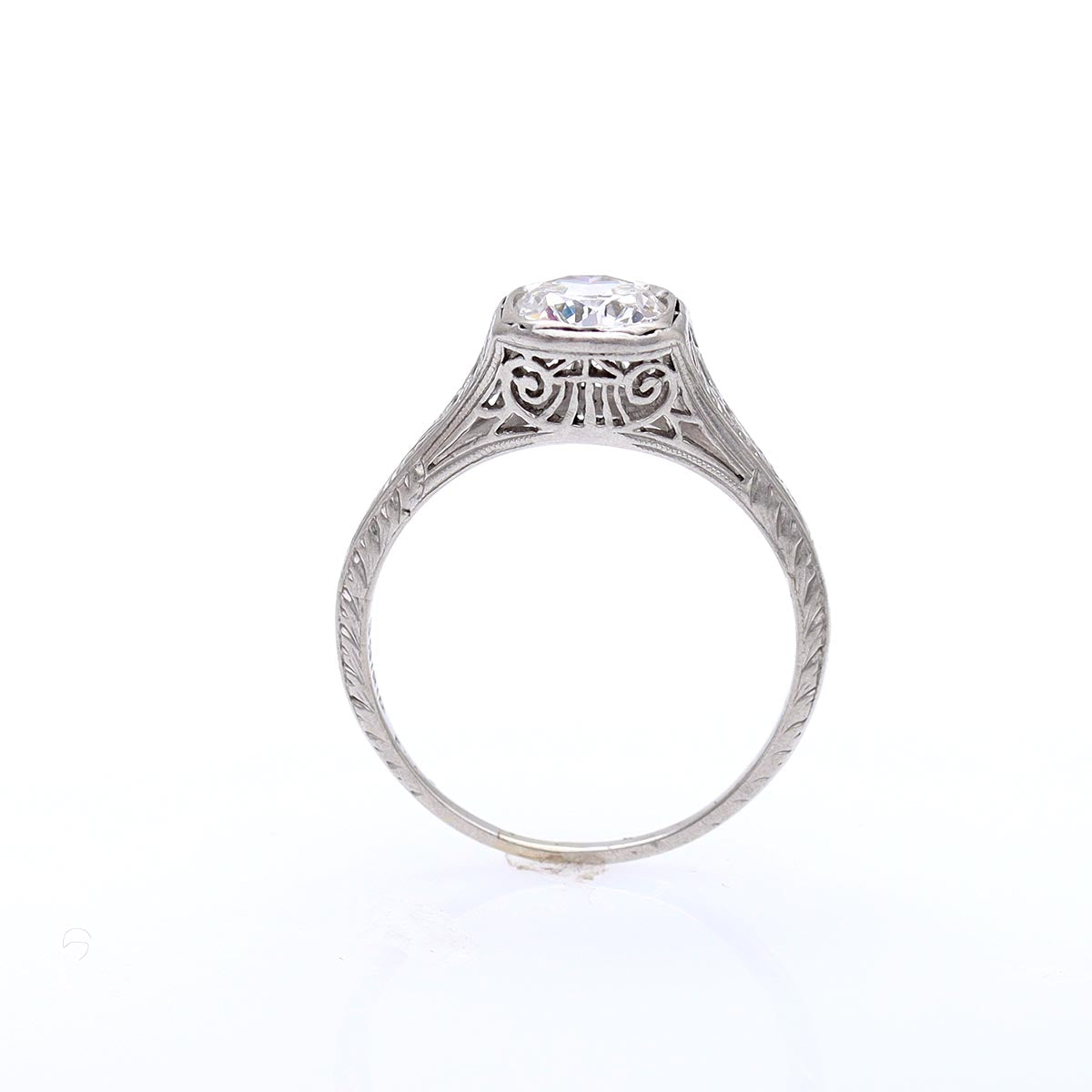 Stunning Art Deco Engagement Ring #VR180322-02 - Engagement Rings