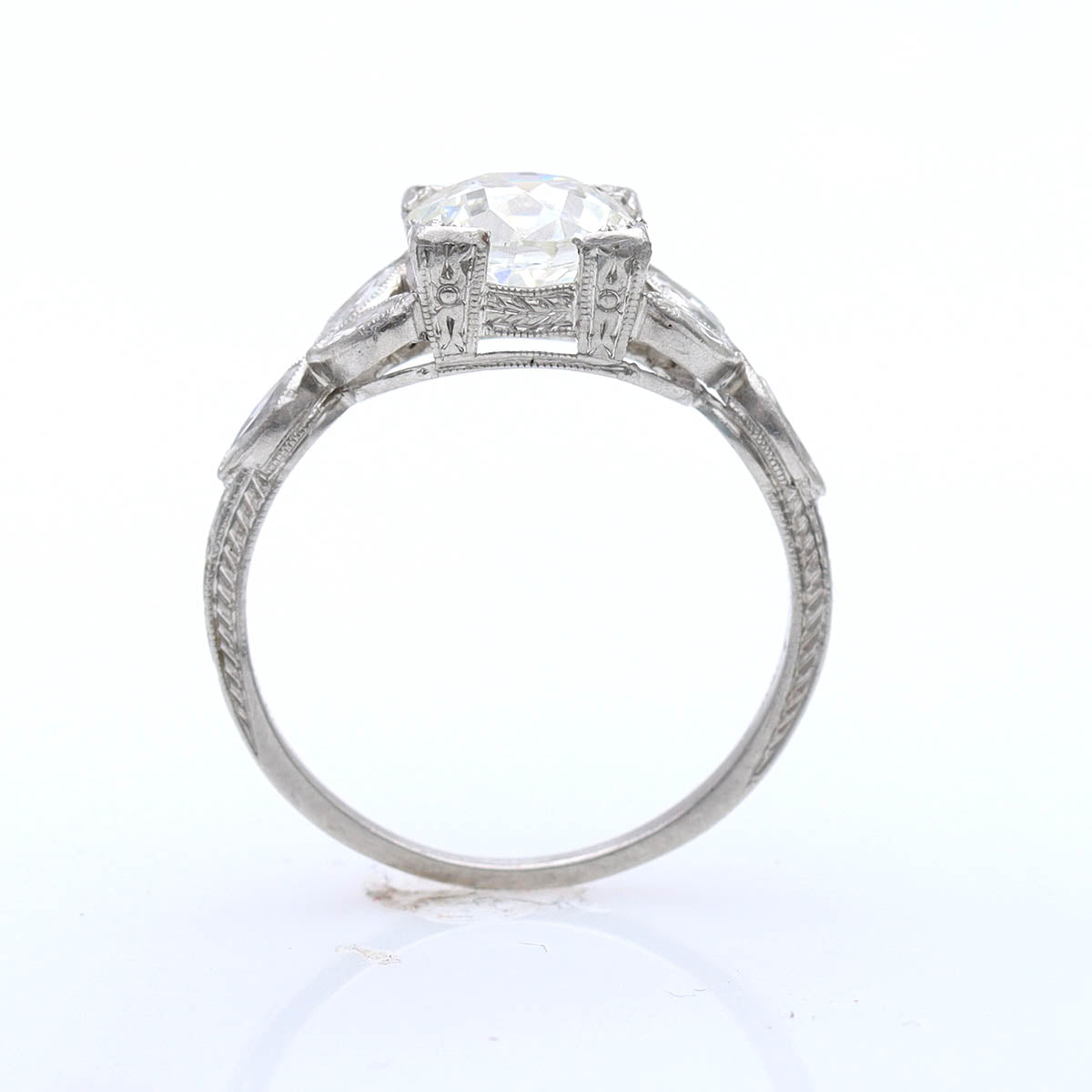 Stunning Art Deco Engagement Ring #VR250110 - Engagement Rings