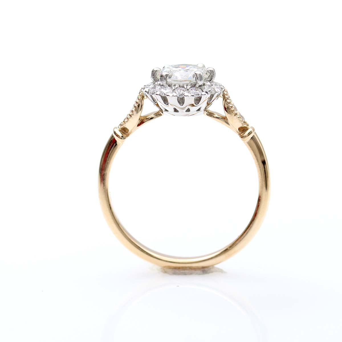 The Adelaide Halo Ring #3637-1 - Engagement Rings