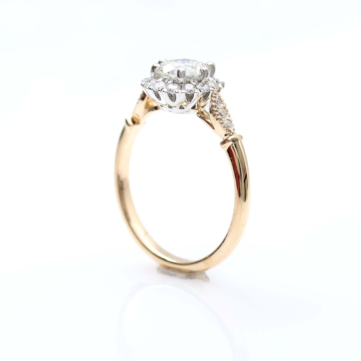 The Adelaide Halo Ring #3637-1 - Engagement Rings