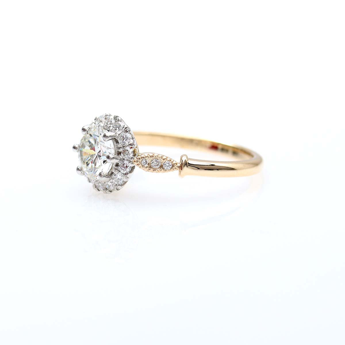 The Adelaide Halo Ring #3637-1 - Engagement Rings