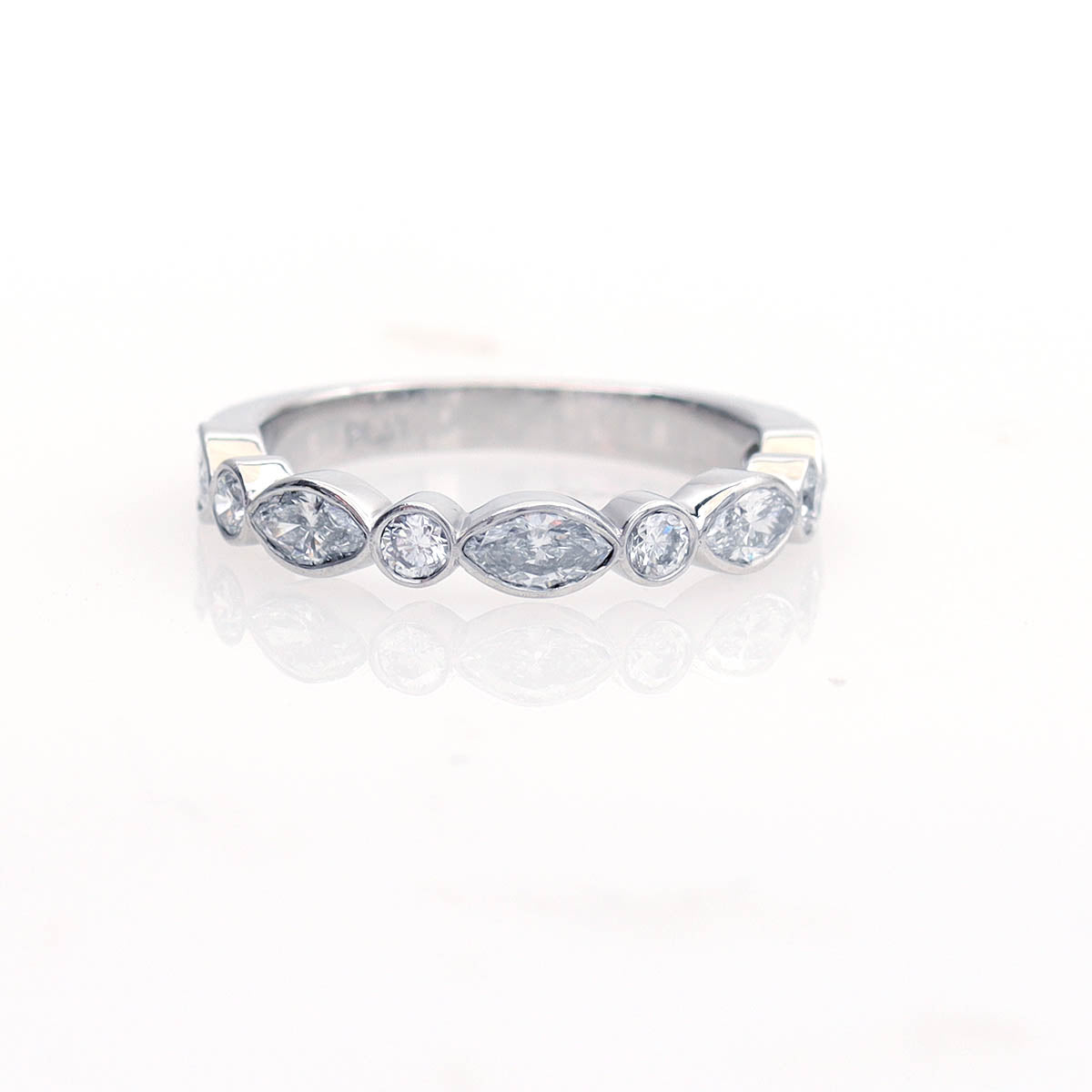 The Carly Art Deco inspired Wedding Band. L3678WBPT - Wedding Bands