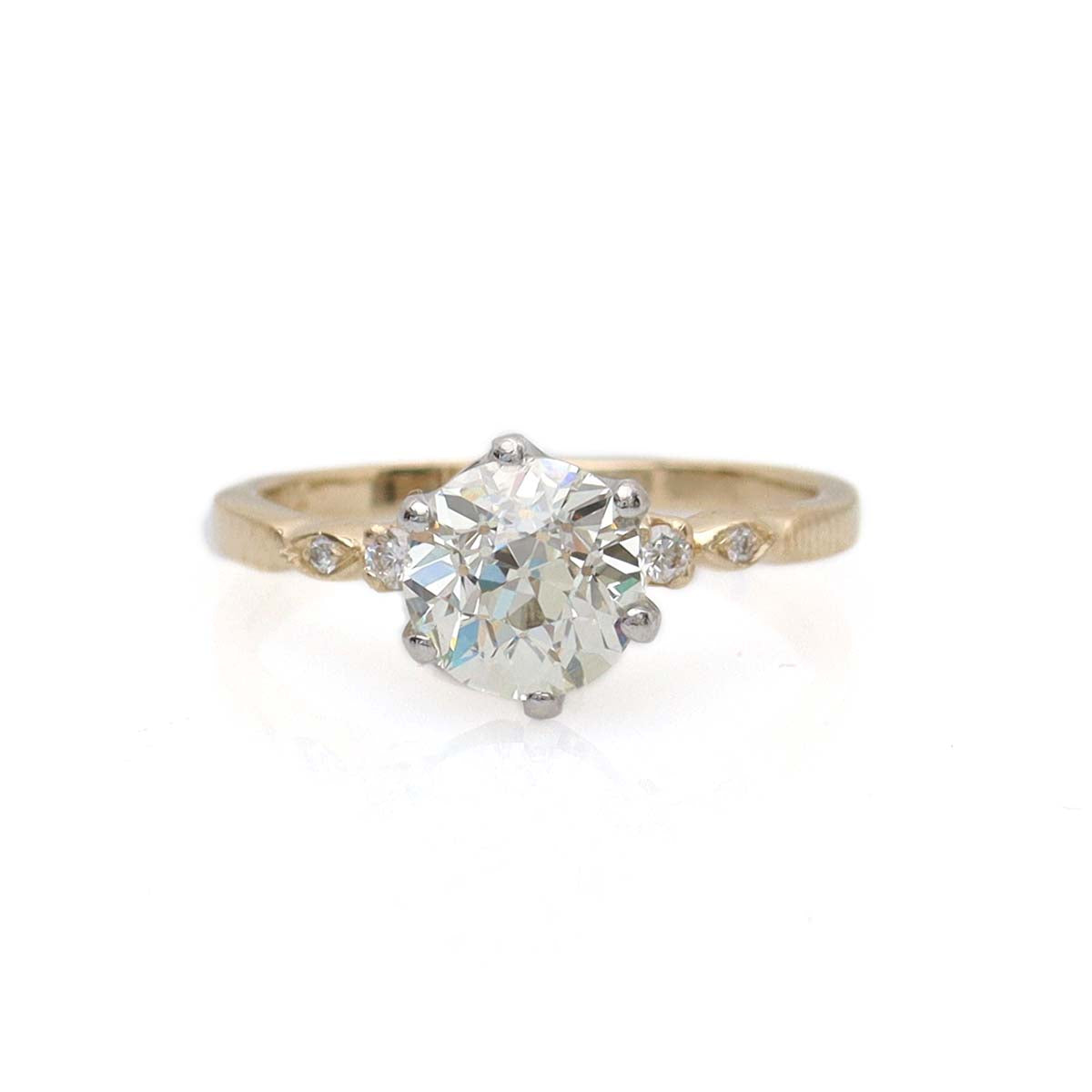 The Cordelia Replica Art Deco Engagement Ring #3510-1 - Engagement Rings