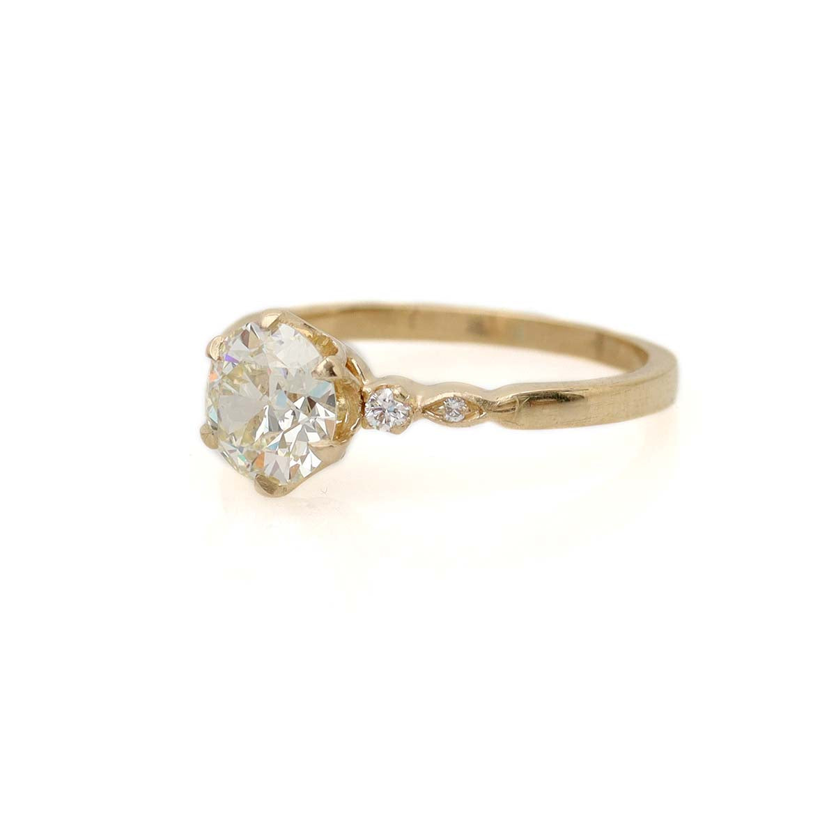 The Cordelia Replica Edwardian Engagement Ring #3510-2 Default Title