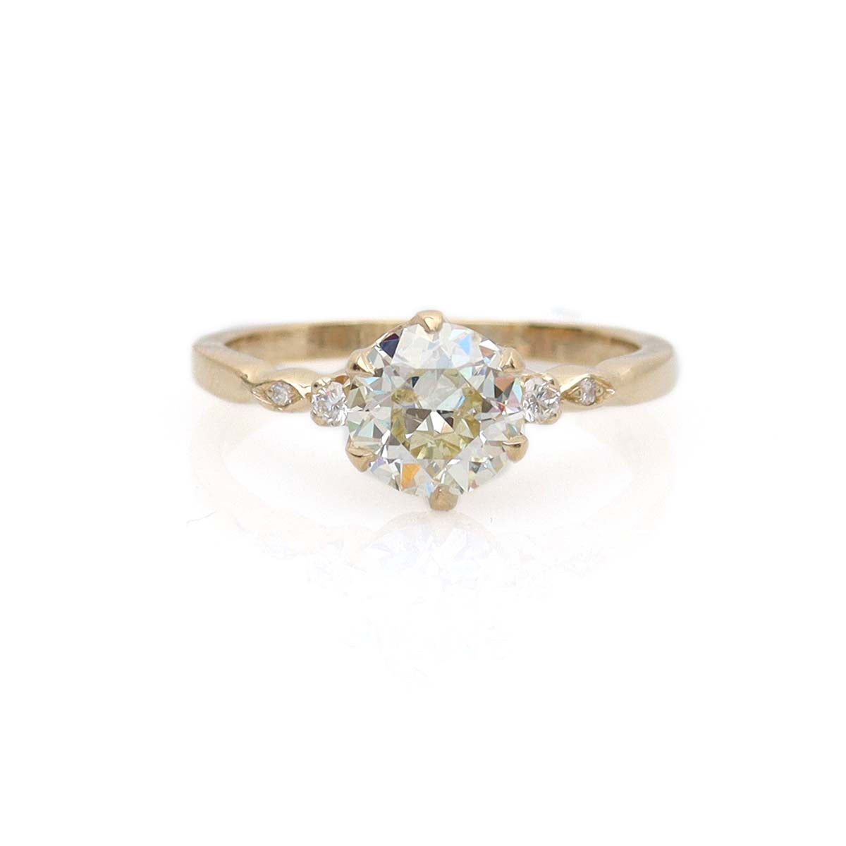 The Cordelia Replica Edwardian Engagement Ring #3510-2 - Engagement Rings