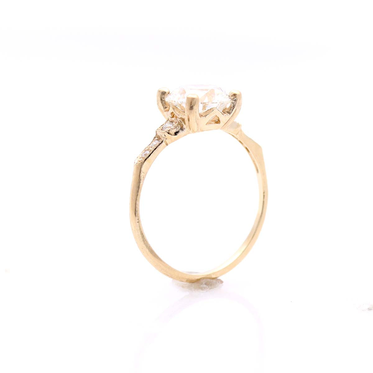 The Esther Replica Art Deco engagement ring #3297RD-5 - Engagement Rings