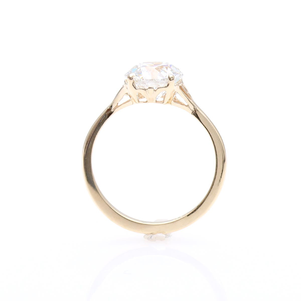 The Jane Diamond Solitaire Engagement Ring #3652-6 - Engagement Rings