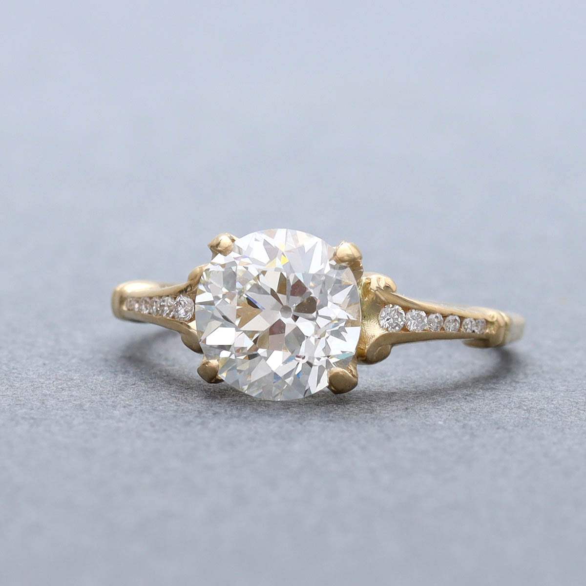 The Julia 1930s Reproduction Engagement Ring #3139Y18-6 - Engagement Rings