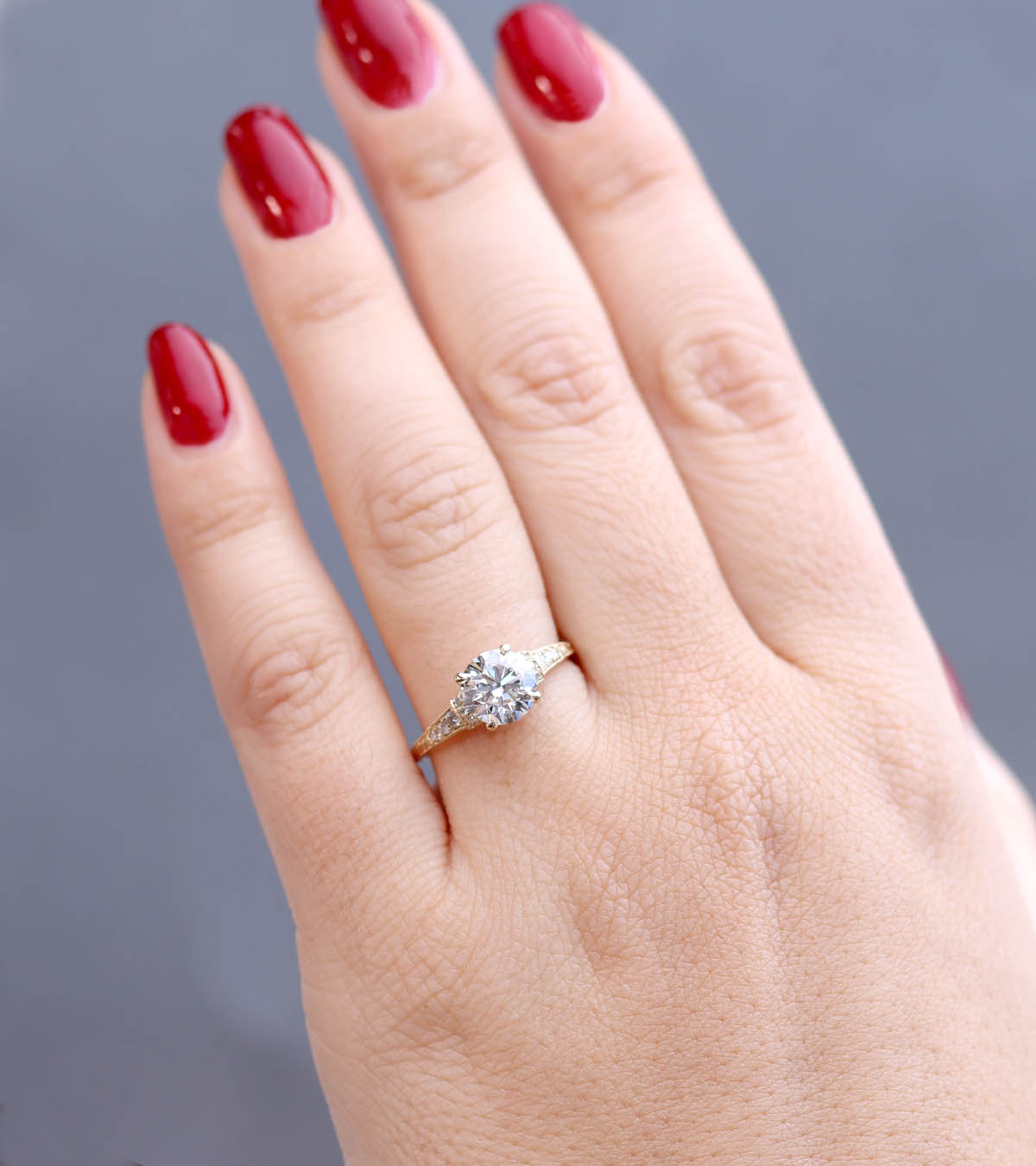 The Lily Engagement Ring #3319-11 - Engagement Rings