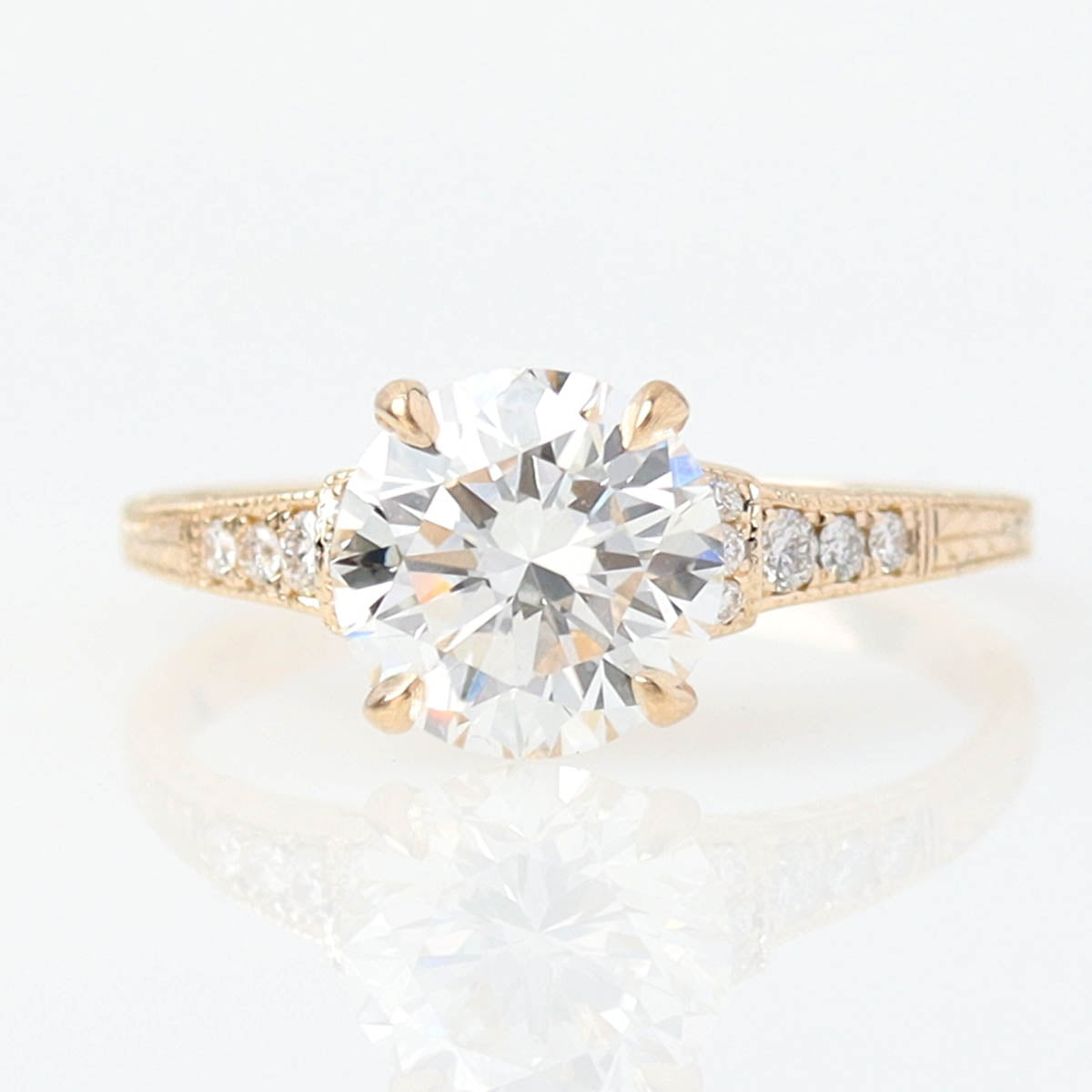 The Lily Engagement Ring #3319-15 - Engagement Rings