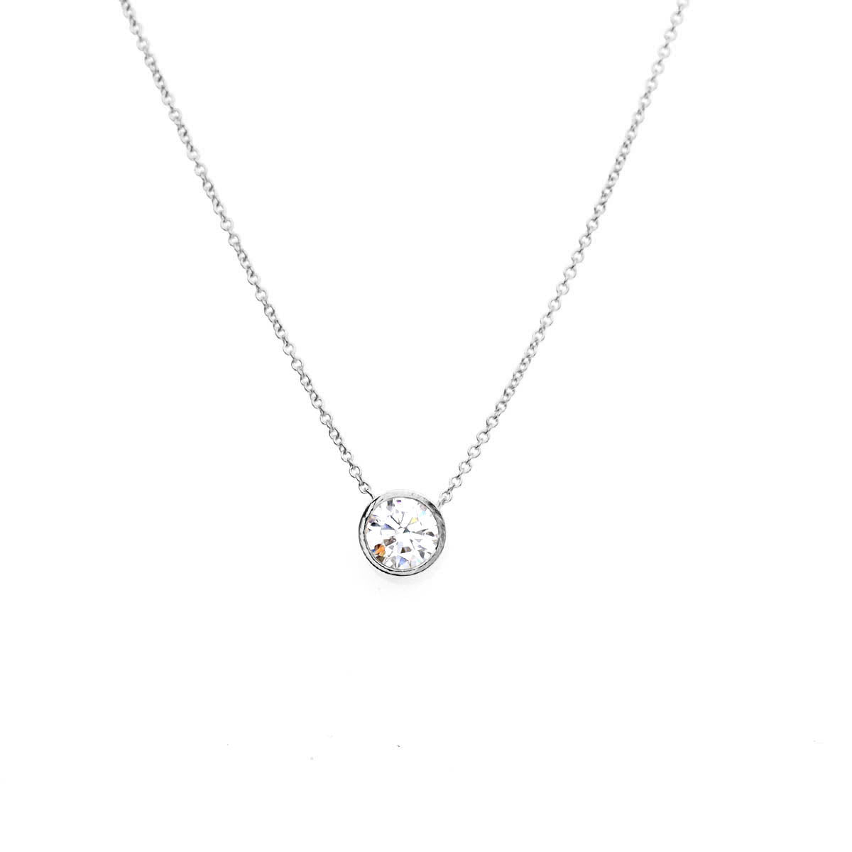 The Miriam Bezel Pendant #P3676-3 - Necklaces